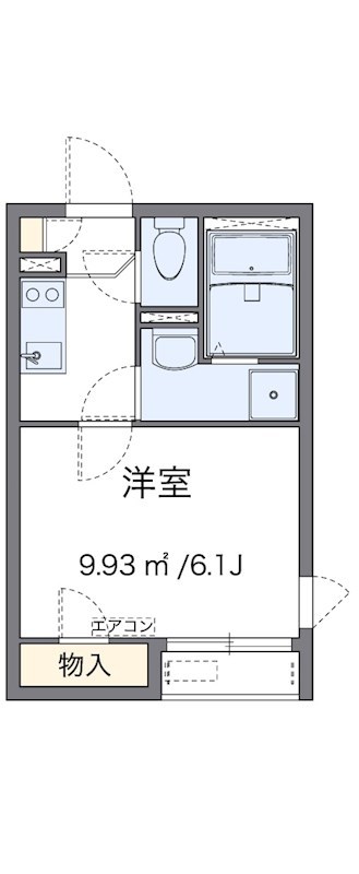 セレステ三軒茶屋 203号室 間取り