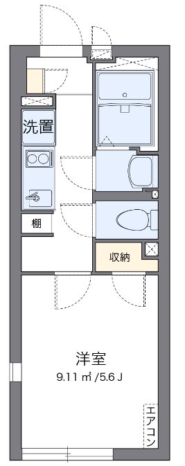 レーヴディソール 102号室 間取り