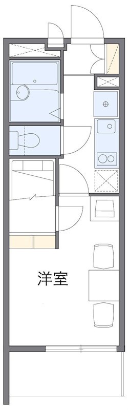 パークビュー 109号室 間取り