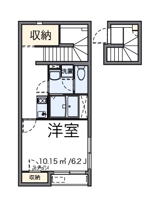 ブレスボヌール 204号室 間取り