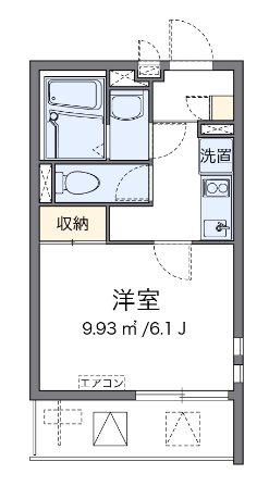 CREA　豊島園 301号室 間取り