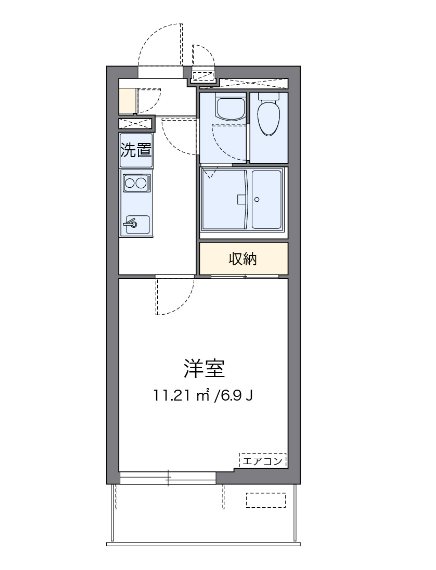 ビッグアロー川崎 304号室 間取り