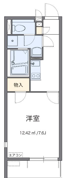 アドバンス殿町 間取り図