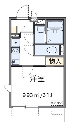 金明 103号室 間取り