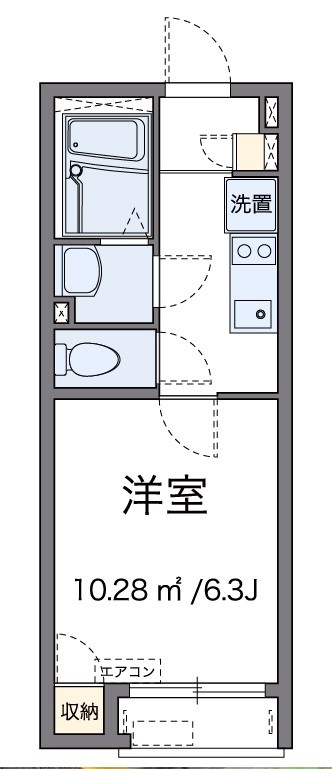 コートハウス川口 105号室 間取り