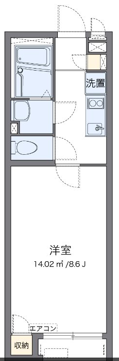 ブァンテージ 203号室 間取り