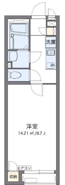 アヴァンセ座間 207号室 間取り