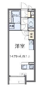 サンフラワーⅤ  211号室 間取り