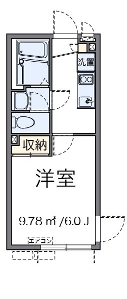 ラメールエムズ 104号室 間取り