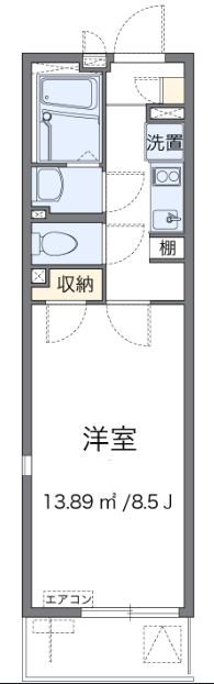 グットドール 204号室 間取り