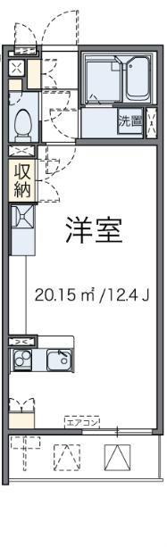 プロムナード 302号室 間取り