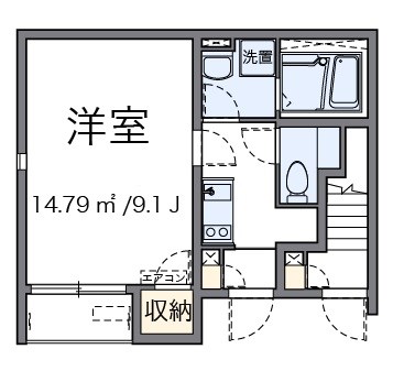 ヒルズ　ＫＳＭ 102号室 間取り