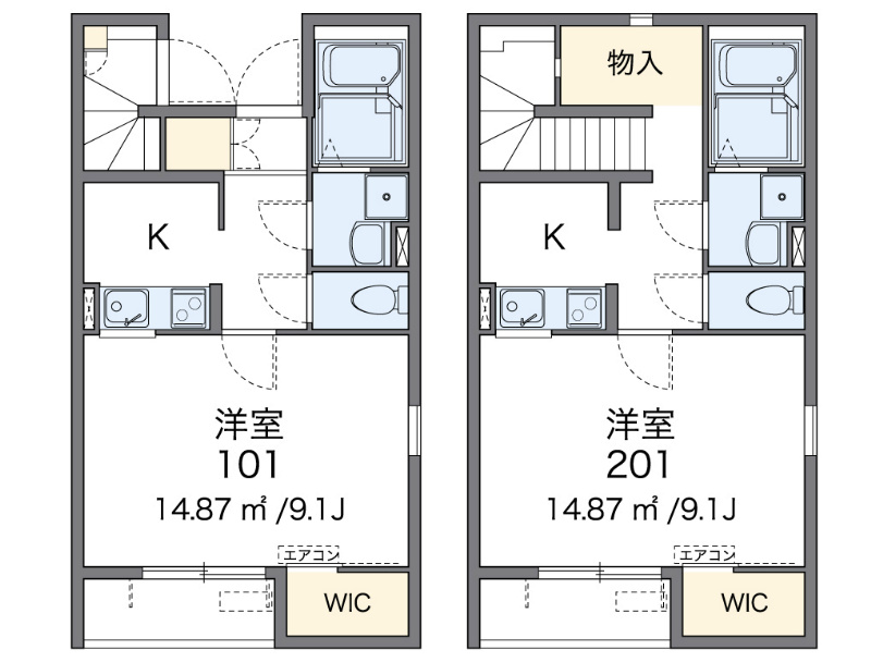 ブランドール 103号室 間取り