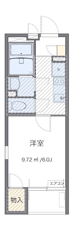 イーストゲート 101号室 間取り