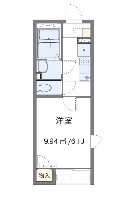 201号室 間取り