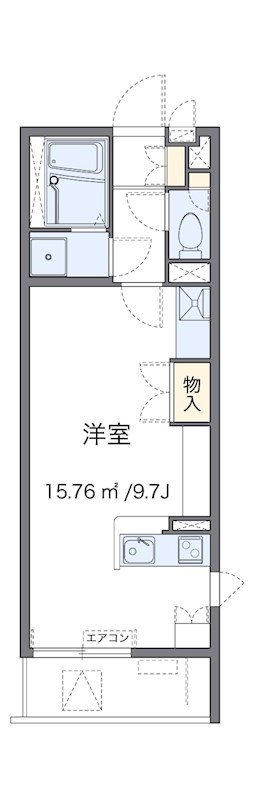 ユーカリ  208号室 間取り