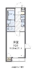 ちどり 102号室 間取り