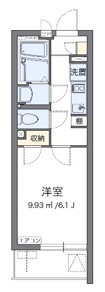 202号室 間取り