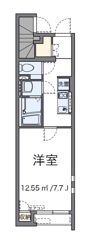 フェリーチェ 106号室 間取り