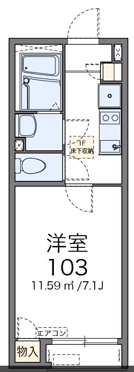 ENO 104号室 間取り