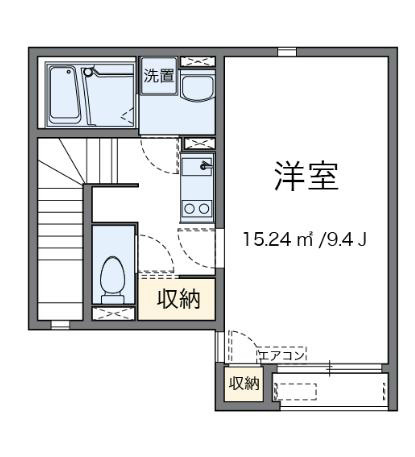 ニューコート 204号室 間取り