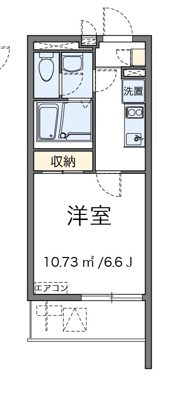 オムライ 101号室 間取り