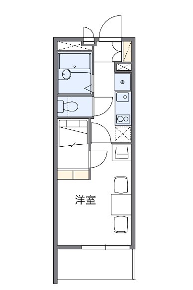 304号室 間取り