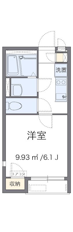 サニーヒル 105号室 間取り
