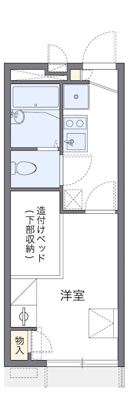 シティーストーン 106号室 間取り