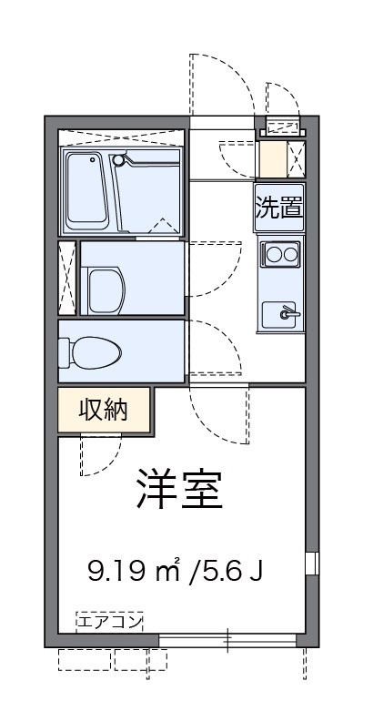 ルナ 103号室 間取り