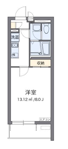 リヴェール 102号室 間取り