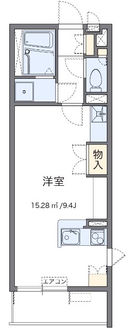 あおばⅡ 311号室 間取り