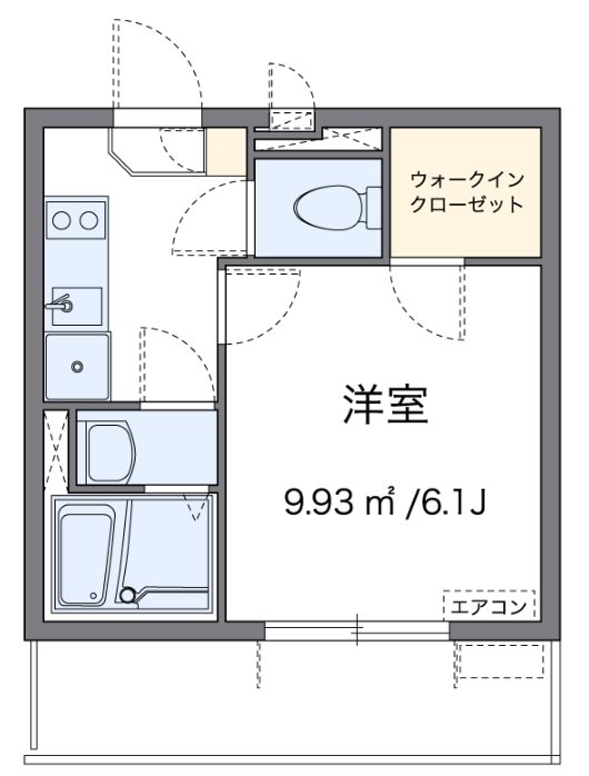 GRAND　SRK 101号室 間取り