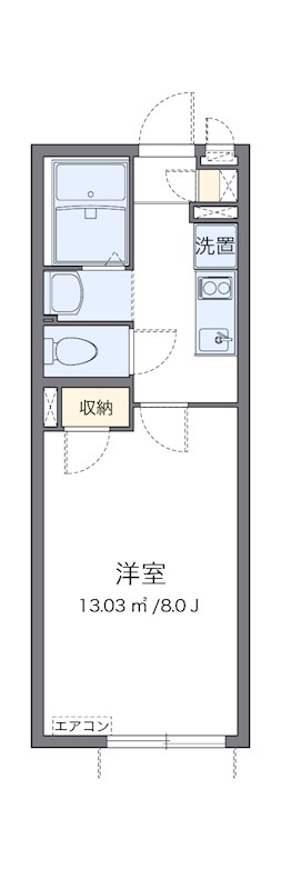 オトーニョ 205号室 間取り