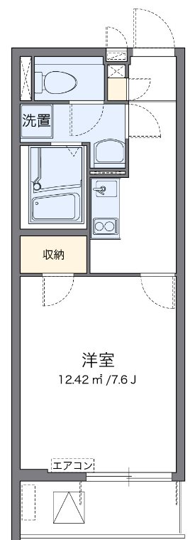 業平 201号室 間取り