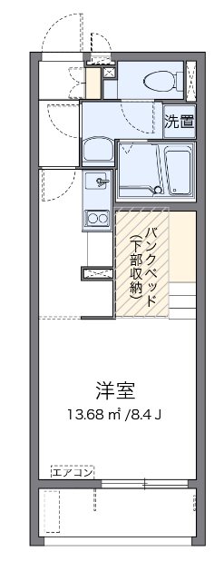 カメリア瑞江 107号室 間取り