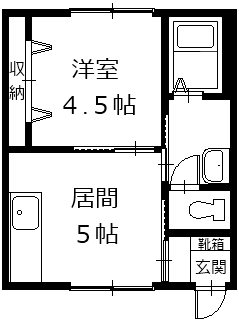 ハイツたんぽぽ 間取り