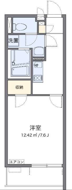 アミスター 307号室 間取り