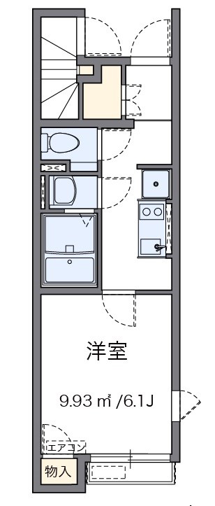 Luce di貫井 102号室 間取り