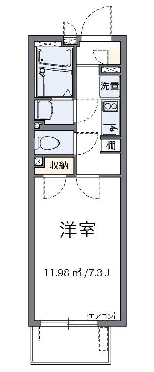 彰 303号室 間取り