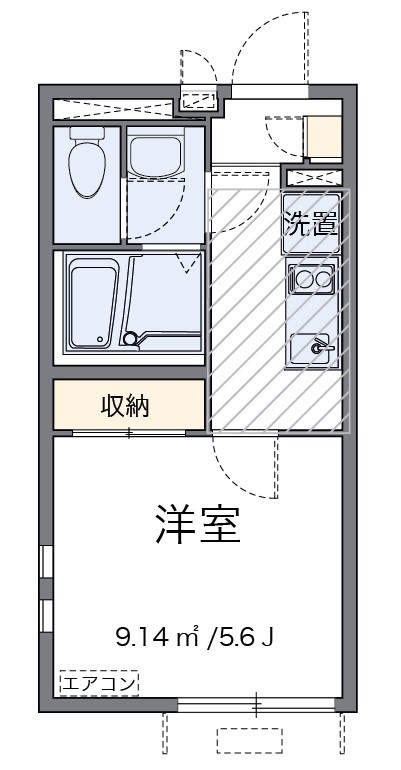 ハイブリッジときわ通り 間取り