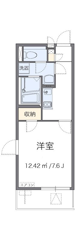 アイヴィレッジ 105号室 間取り