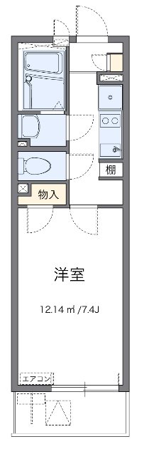 新川 203号室 間取り