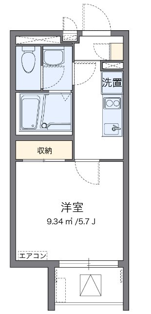ＮＡＫＡＭＵＲＡ 103号室 間取り