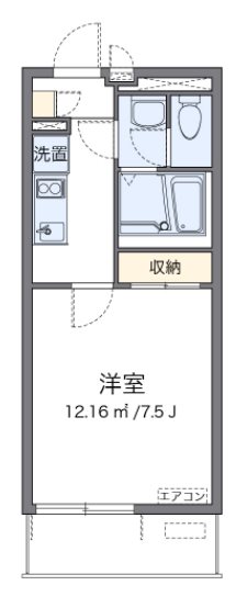 ヴェリテ 104号室 間取り