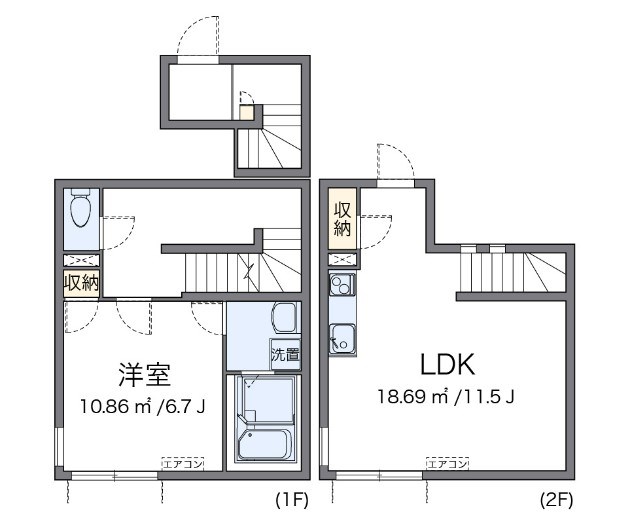 ＨＩＲＯ７２ 202号室 間取り