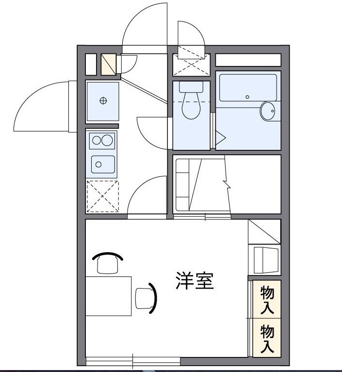 グリーンビレッジ 204号室 間取り