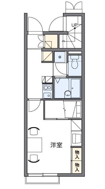 KAZU 106号室 間取り