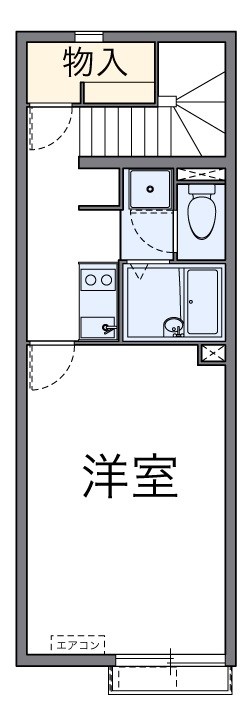 双葉 202号室 間取り