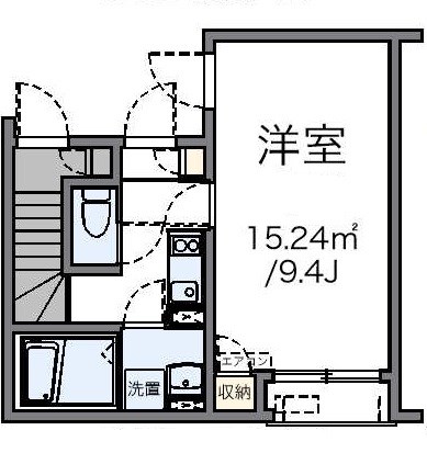 ドムス 103号室 間取り